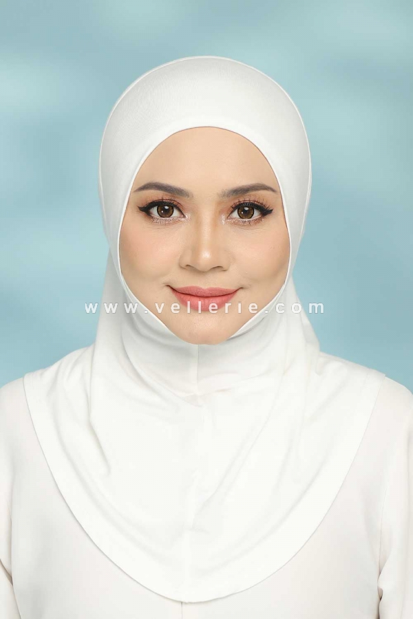 Sakeena Inner Neck Berdagu - SKN04 Off White Sakeena Inner Neck Berdagu - SKN04 Off White